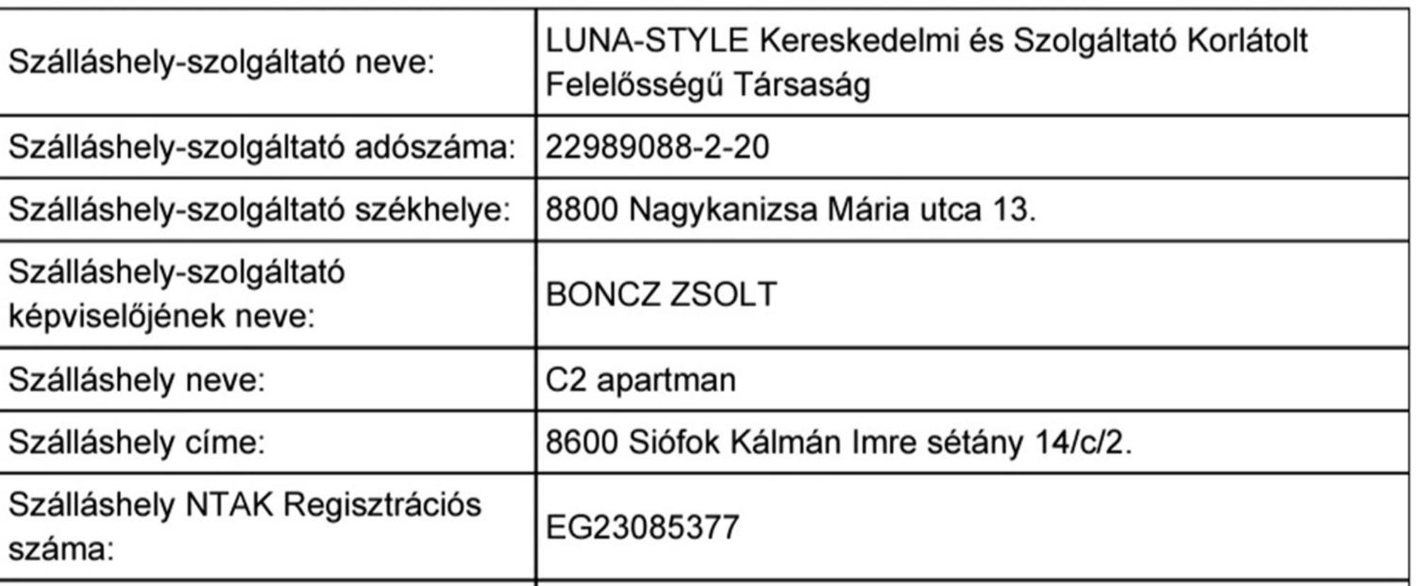 C2 Apartman Шіофок Екстер'єр фото